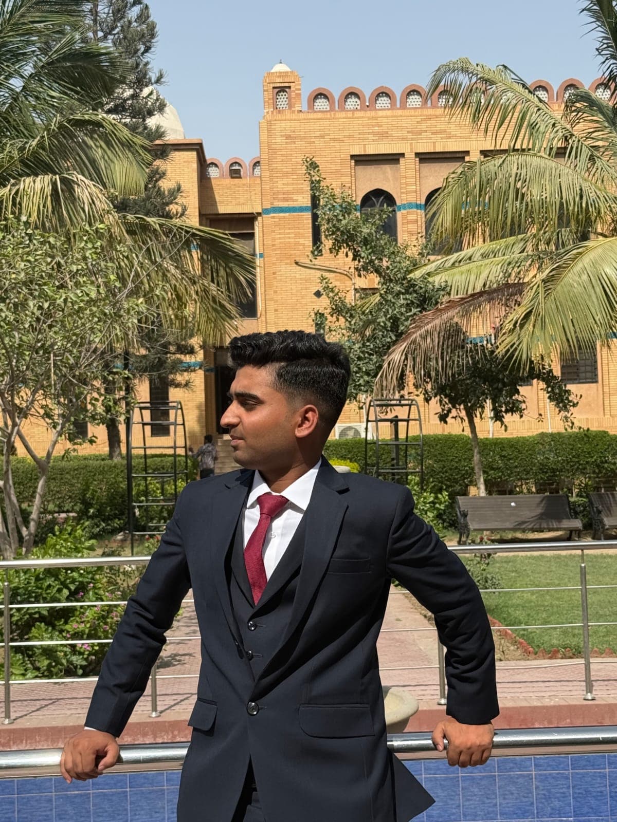 Muneeb Ur Rehman on the FAST NUCES campus